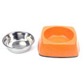 Dog Bowl Bamboo Fiber Steel Ceramic Pet Bowl